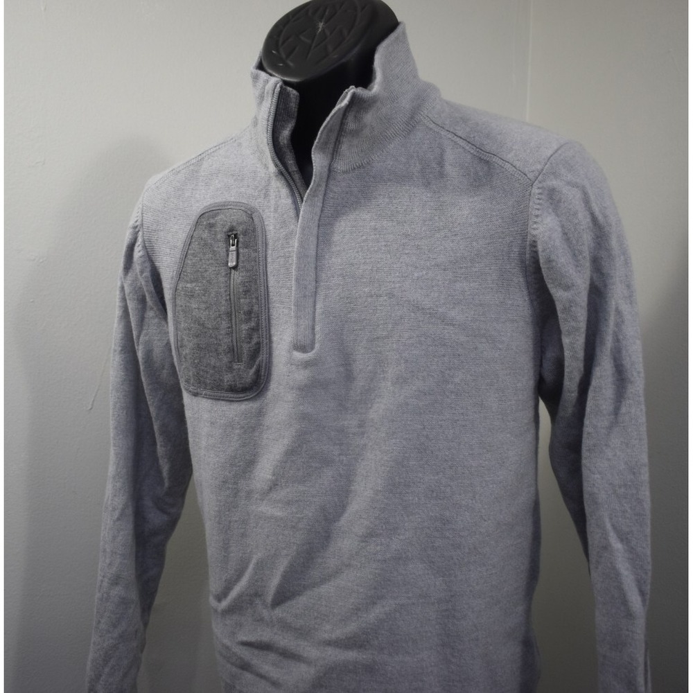 Bobby Jones X-H20 Performance Merino Wool Zip Neck Golf Jacket Lined Mens Medium